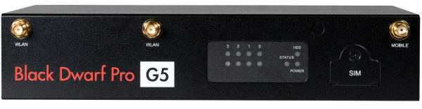 Black Dwarf G5 Pro - max. Benutzer 15 - aktuelles Modell UTM + WiFi (02.2023)